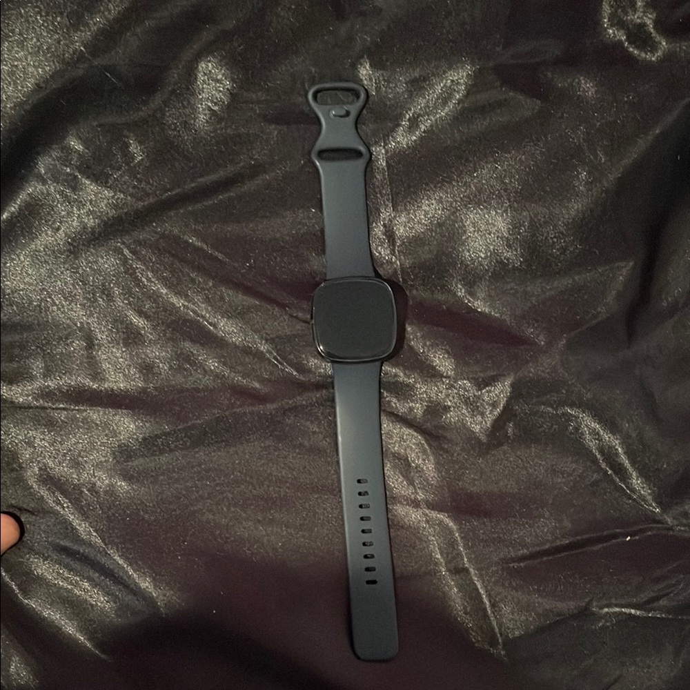 Fitbit Black Smartwatch with Silicone Band